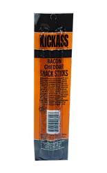Kickass Bacon Chaddar Snack Sticks