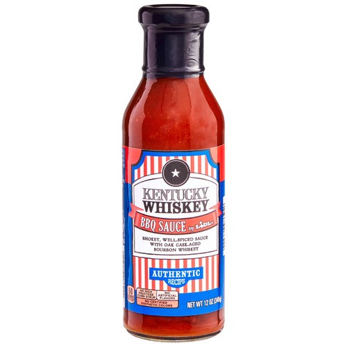 slide 1 of 1, Kentucky whiskey BBQ sauce, 12 fl oz