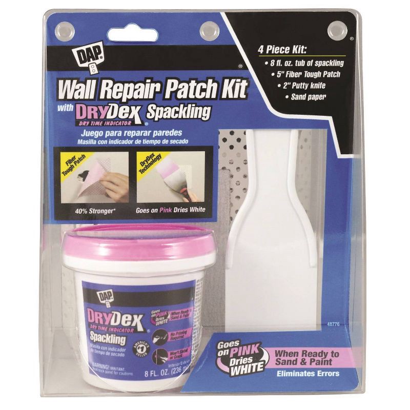 slide 1 of 5, Dap Wall Repair Kit: Wall Putty & Spackle Kit for Patching & Repair, Plaster Wall Filler, 2.5 lb, 2.5 lb