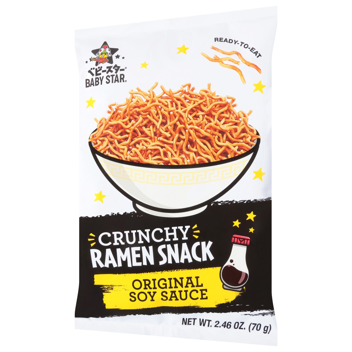 slide 6 of 14, Baby Star Crunchy Original Soy Sauce Ramen Snack 2.46 oz, 2.46 oz