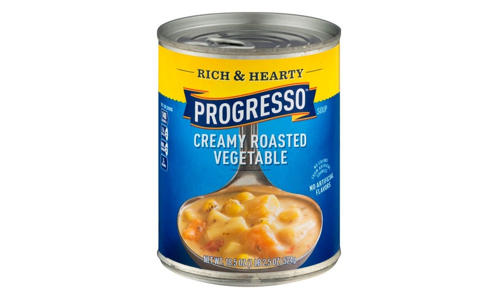 slide 3 of 3, Progresso Rich & Hearty Creamy Roasted Vegetable Soup, 18.5 oz