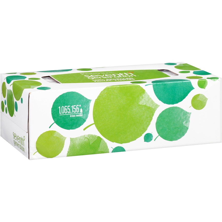 slide 5 of 6, Seventh Generation White Unscented Facial Tissues, 175 ct