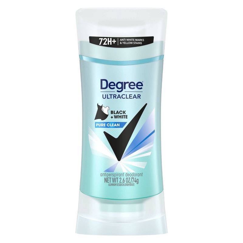 slide 2 of 9, Degree Ultraclear Black + White Pure Clean 72-Hour Antiperspirant & Deodorant - 2.6oz, 2.6 oz