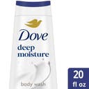 Dove Beauty Dove Deep Moisture Body Wash Nourishes the Driest Skin 24hr Lotion-Soft Skin - 20 fl oz