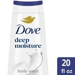 Dove Beauty Dove Deep Moisture Body Wash Nourishes the Driest Skin 24hr Lotion-Soft Skin - 20 fl oz