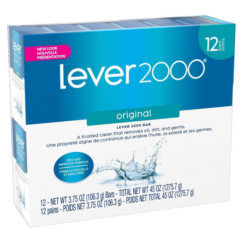 slide 2 of 7, Lever 2000 Original Scent Bar Soap - Scented - 3.75oz/12pk, 12 ct; 4 oz