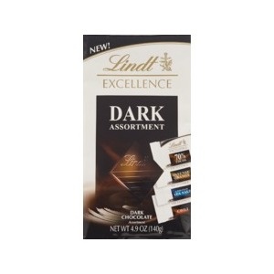 slide 1 of 1, Lindt Excellence Dark Chocolate Assortment, 1 ct