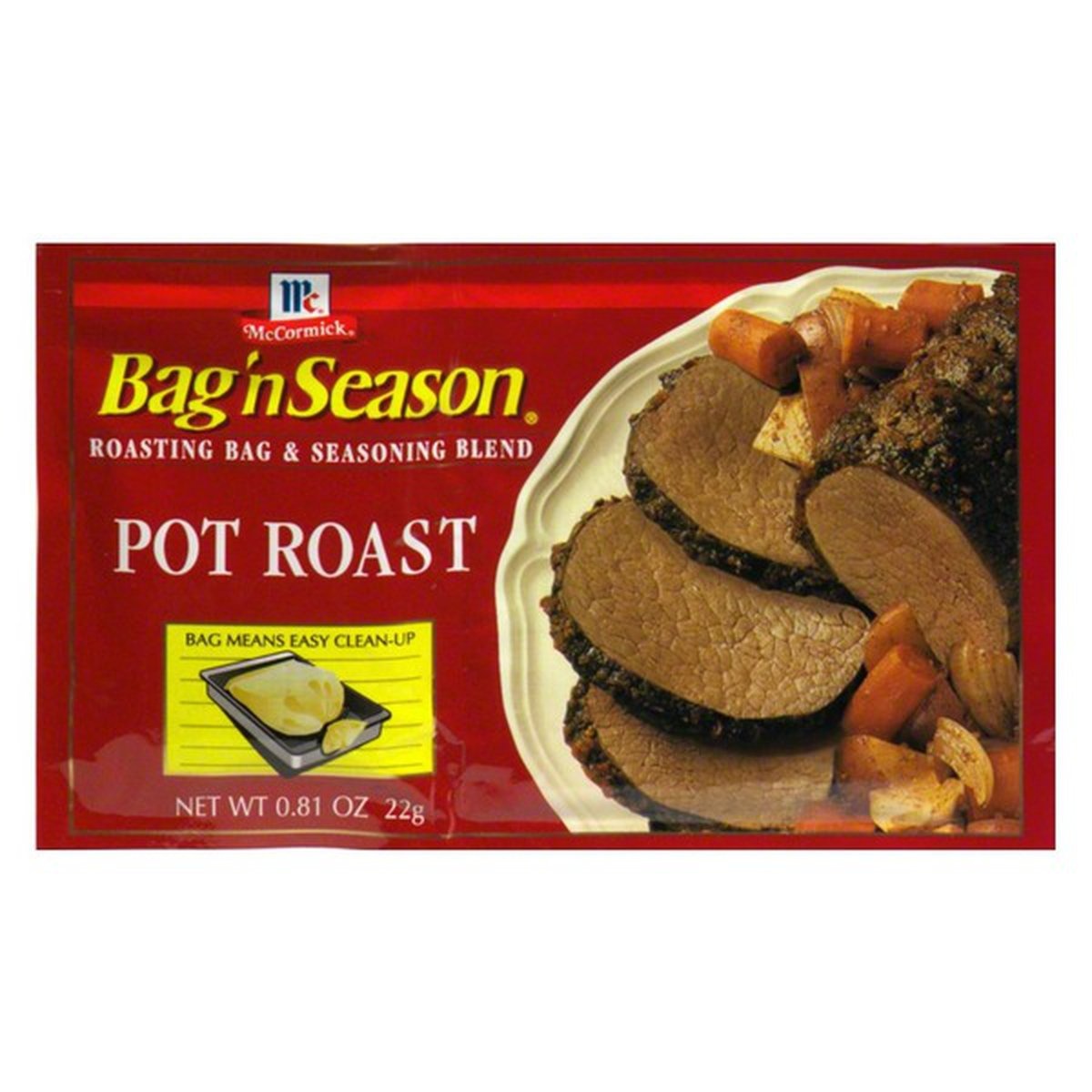 Mccormick Roasting Bag & Seasoning Blend, Pot Roast 0.81 oz Shipt