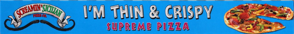 slide 5 of 11, Screamin' Sicilian I'm Thin & Crispy Supreme Pizza 20.55 oz, 20.55 oz