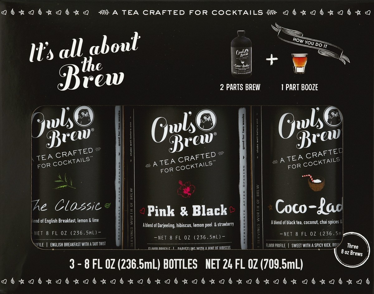 slide 4 of 4, Owl's Brew White Tea And Watermelon Cans - 19.2 fl oz, 19.2 fl oz