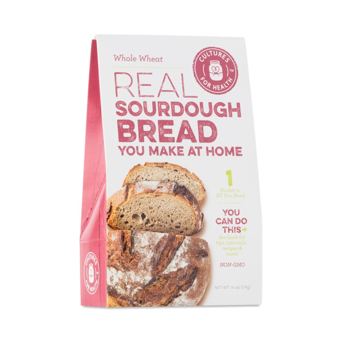 slide 1 of 1, Cultures for Health Whole Wheat Sourdough Starter - 0.14 oz, 0.14 oz