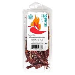 That's Tasty Dried De' Arbol Chili Pepper