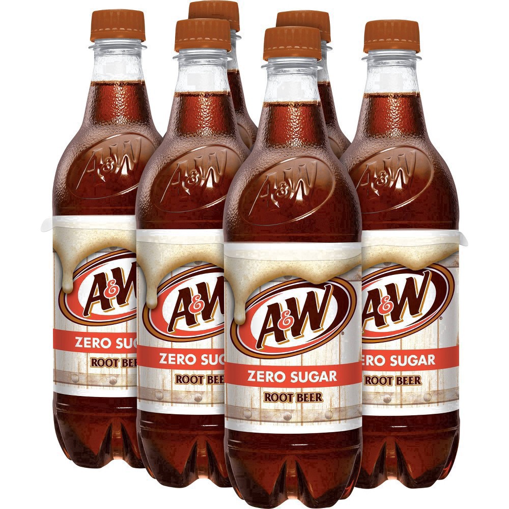slide 31 of 94, A&W Root Beer Zero Sugar Bottles, 6 ct; 16.9 fl oz