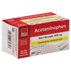 slide 1 of 1, Harris Teeter Acetaminophen Caplets, 50 ct