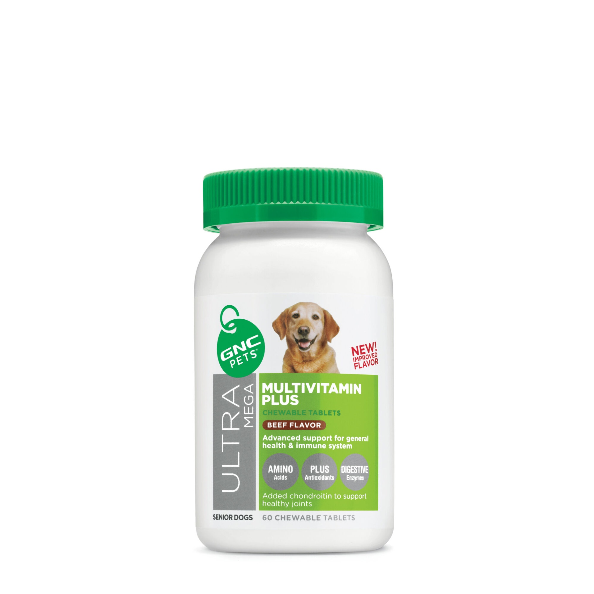 slide 1 of 1, GNC Pets Multivitamin Plus - Beef Flavor, 60 ct