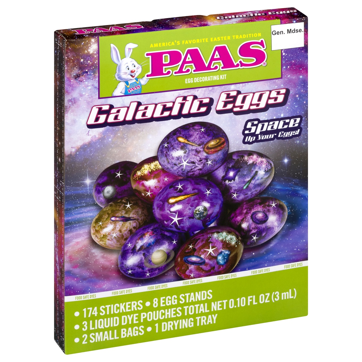 slide 2 of 9, PAAS Galactic Easter Eggs Decorating Kit, 1 ct