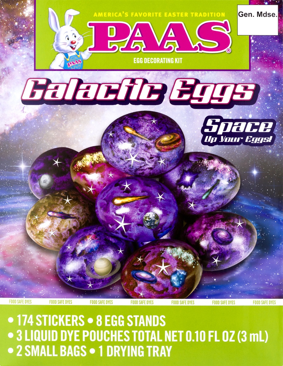 slide 8 of 9, PAAS Galactic Easter Eggs Decorating Kit, 1 ct