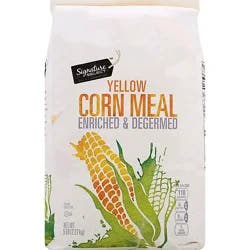 Signature Select Corn Meal Yellow Enriched & Degermed - 5 Lb