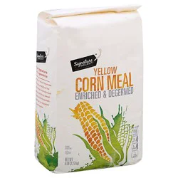 Signature Select Corn Meal Yellow Enriched & Degermed - 5 Lb