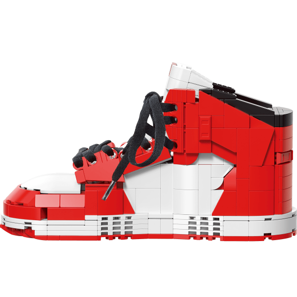 slide 3 of 9, Brickcraft, Llc Mtv High Top Sneaker Brick Building Set, Set Of 562 Pieces, 1 ct