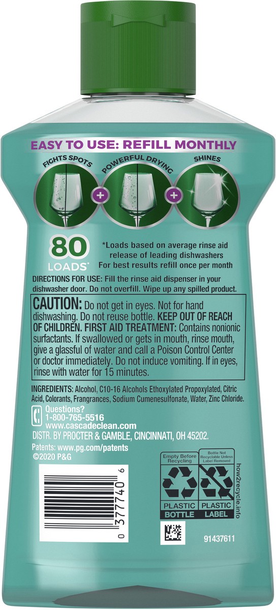 slide 3 of 3, Cascade Power Dry Rinse Aid 250 ml, 250 ml