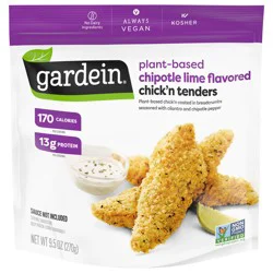 Gardein Plant Based Chipotle Lime Flavored Chick'n Tenders 9.5 oz