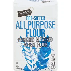 Signature Select Flour All Purpose Pre-Sifted Enriched Bleached - 5 Lb