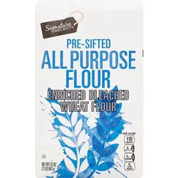 Signature Select Flour All Purpose Pre-Sifted Enriched Bleached - 32 Oz