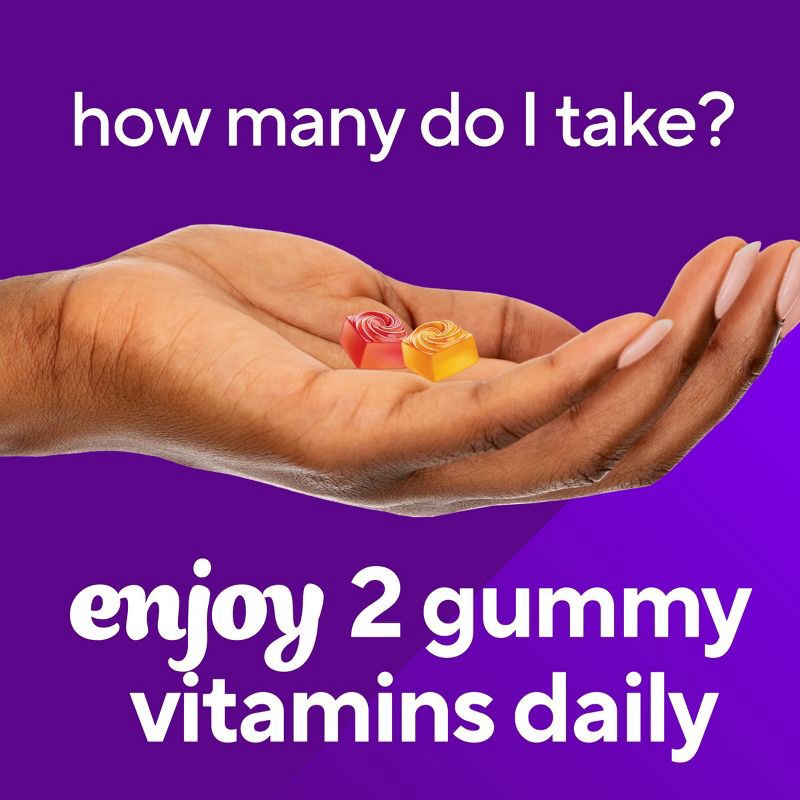 slide 7 of 10, Vitafusion Fiber - Well Fiber Supplement Gummies - Fruit Flavors - 90ct, 90 ct
