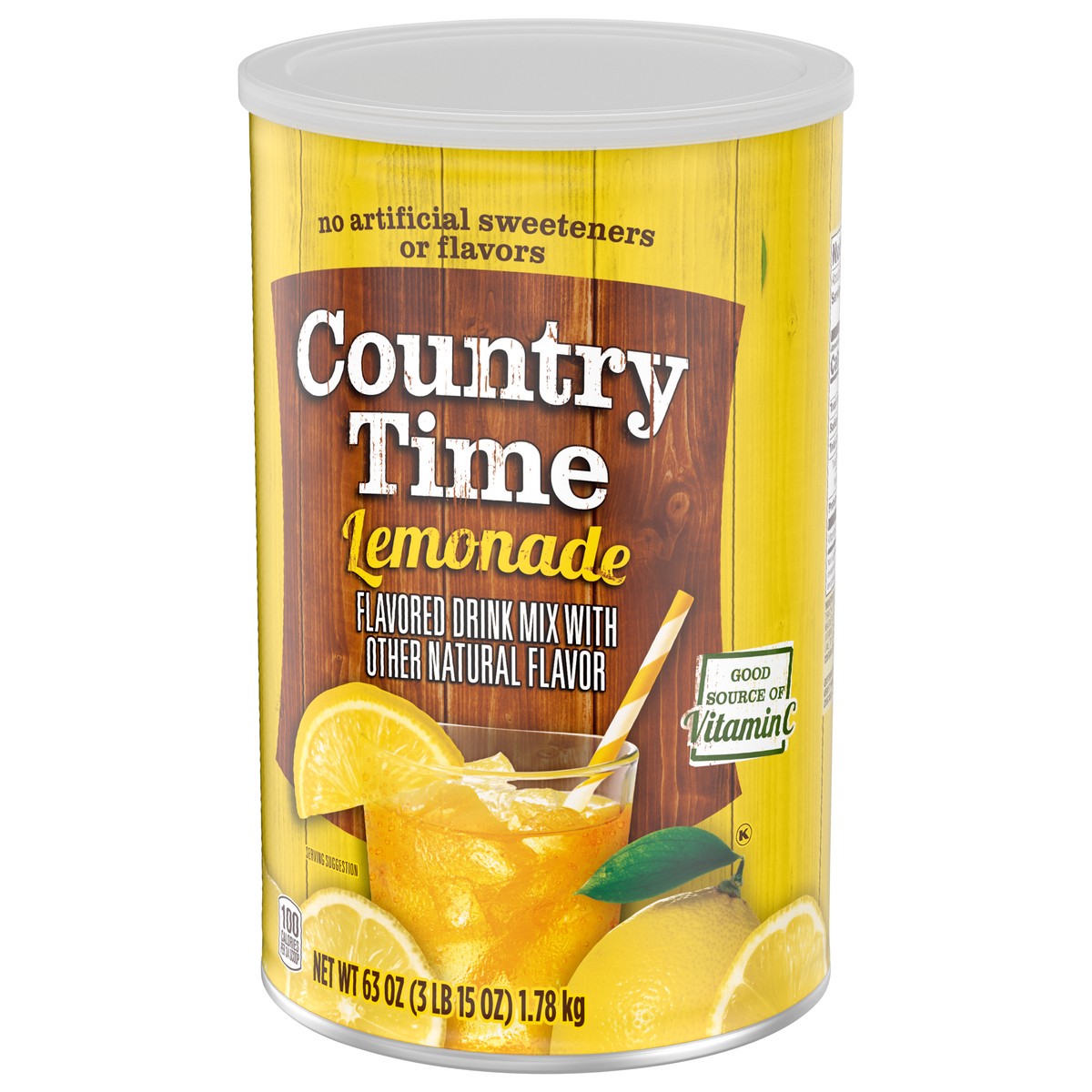 slide 9 of 9, Country Time Lemonade Drink Mix 63 oz, 63 oz