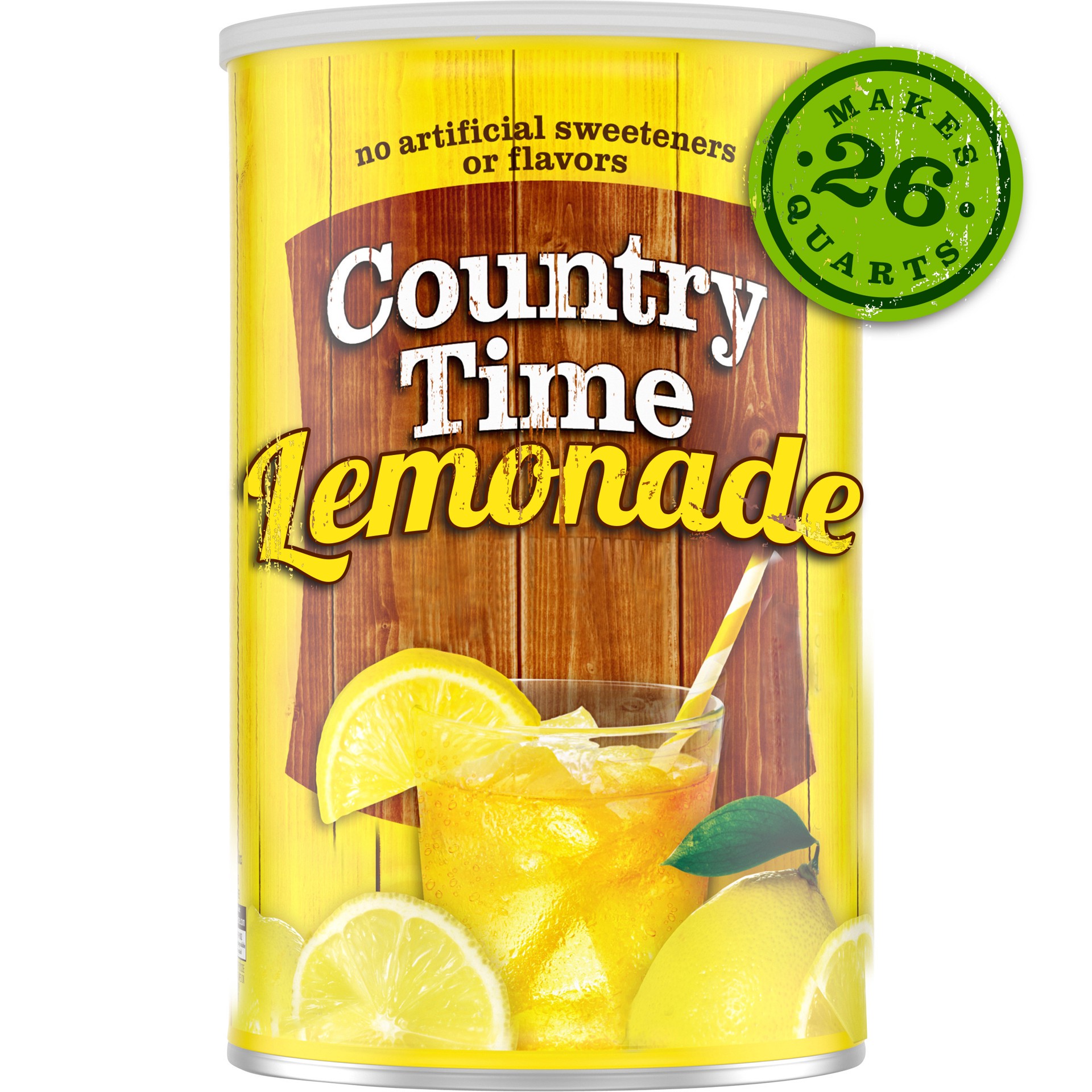 slide 1 of 5, Country Time Lemonade Naturally Flavored Powdered Drink Mix ister, 63 oz