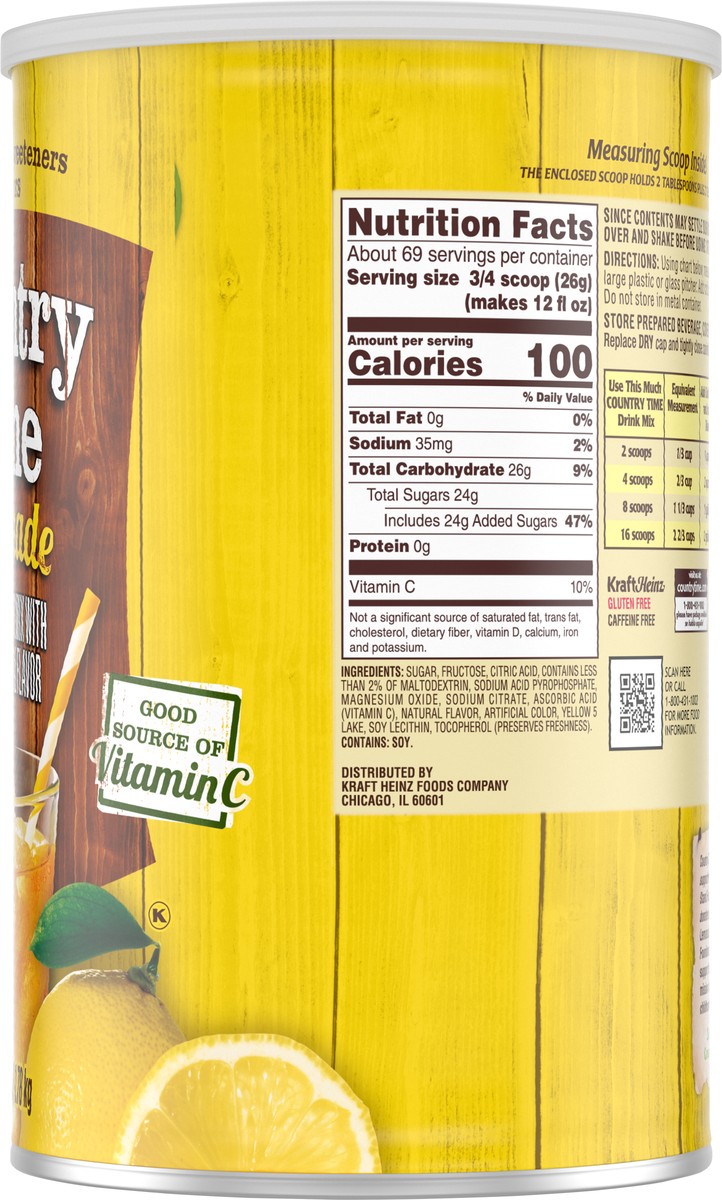 slide 8 of 9, Country Time Lemonade Drink Mix 63 oz, 63 oz