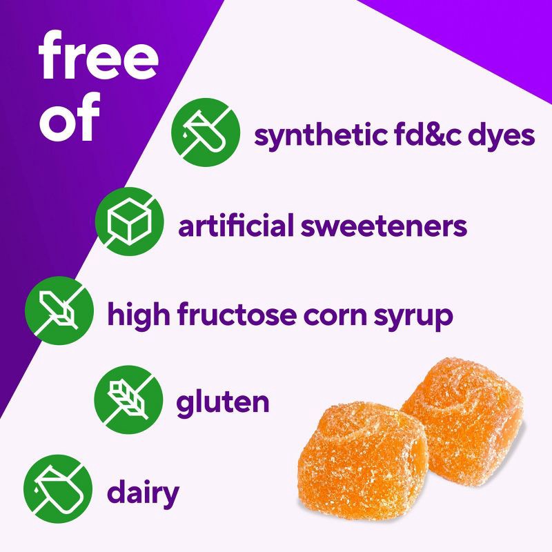 slide 4 of 7, vitafusion Power C Vitamin C Gummy Vitamin for Immune Support - Orange Flavored - 150ct, 150 ct