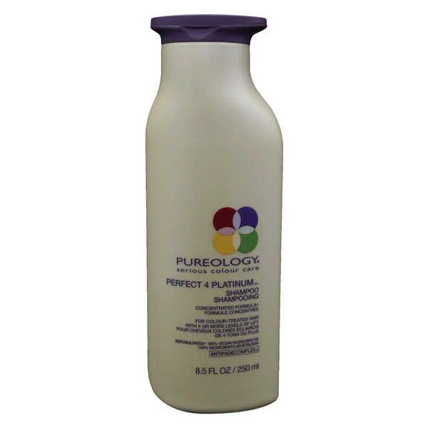 slide 1 of 1, Pureology Perfect 4 Platinum Colour Care Shampoo, 8.5 oz