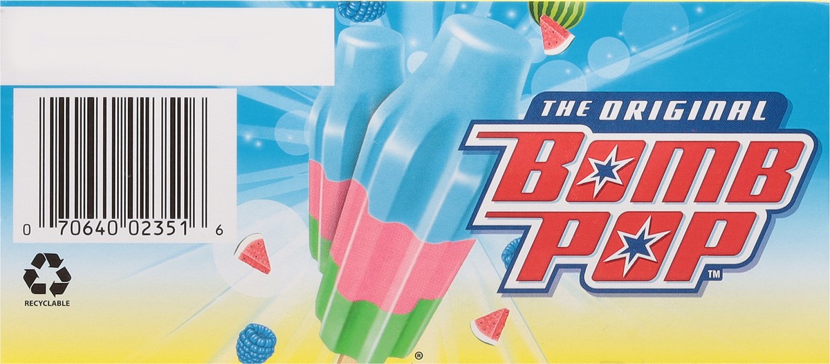 slide 9 of 9, Bomb Pop Candy Clash Ice Pops, 21 fl oz