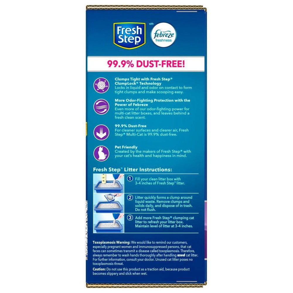 Fresh Step MultiCat With Febreze Freshness Scented Clumping Cat Litter