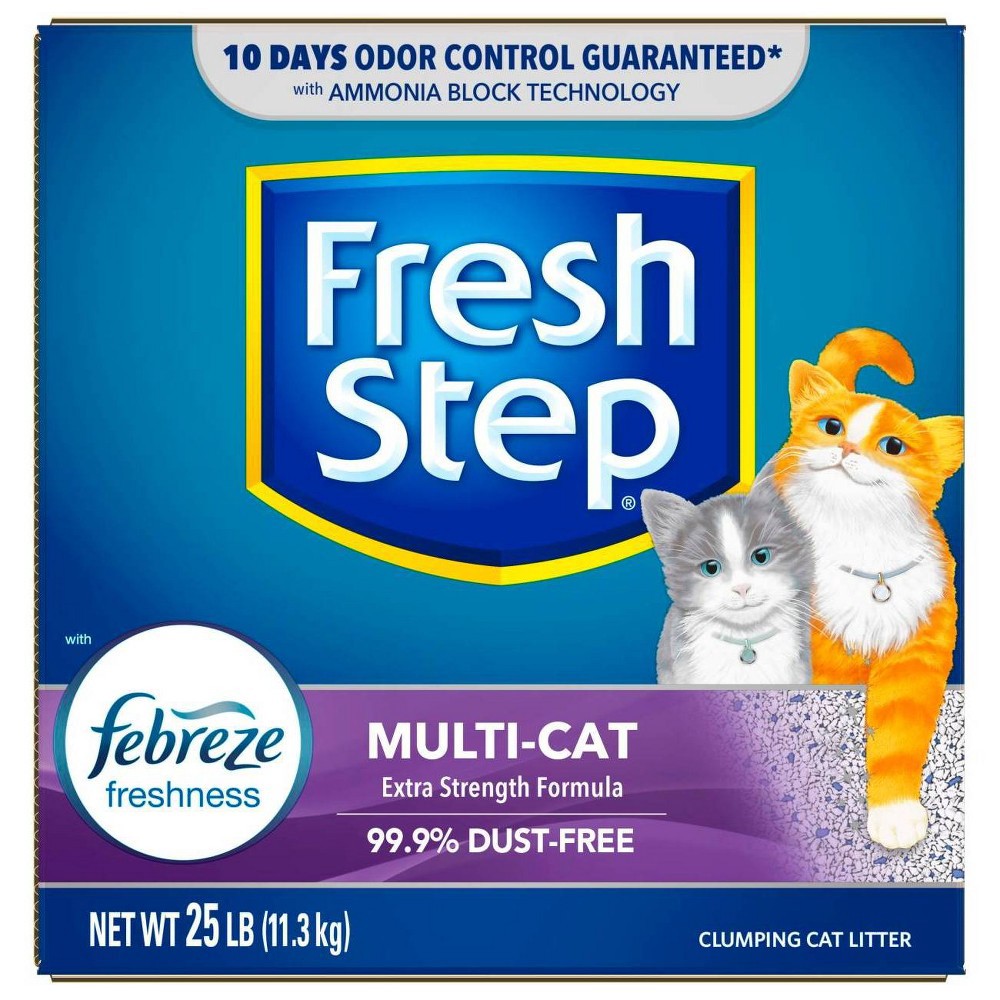Fresh Step MultiCat With Febreze Freshness Scented Clumping Cat Litter