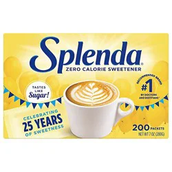 Splenda Sweetener No Calories Taste Like Sugar Packets - 200 Count