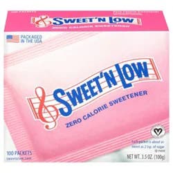 Sweet N Low Sweetener Packets Zero Calorie - 100 Count