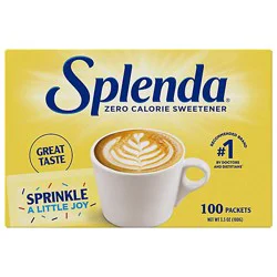 Splenda Sweetener No Calories Taste Like Sugar Packets - 100 Count
