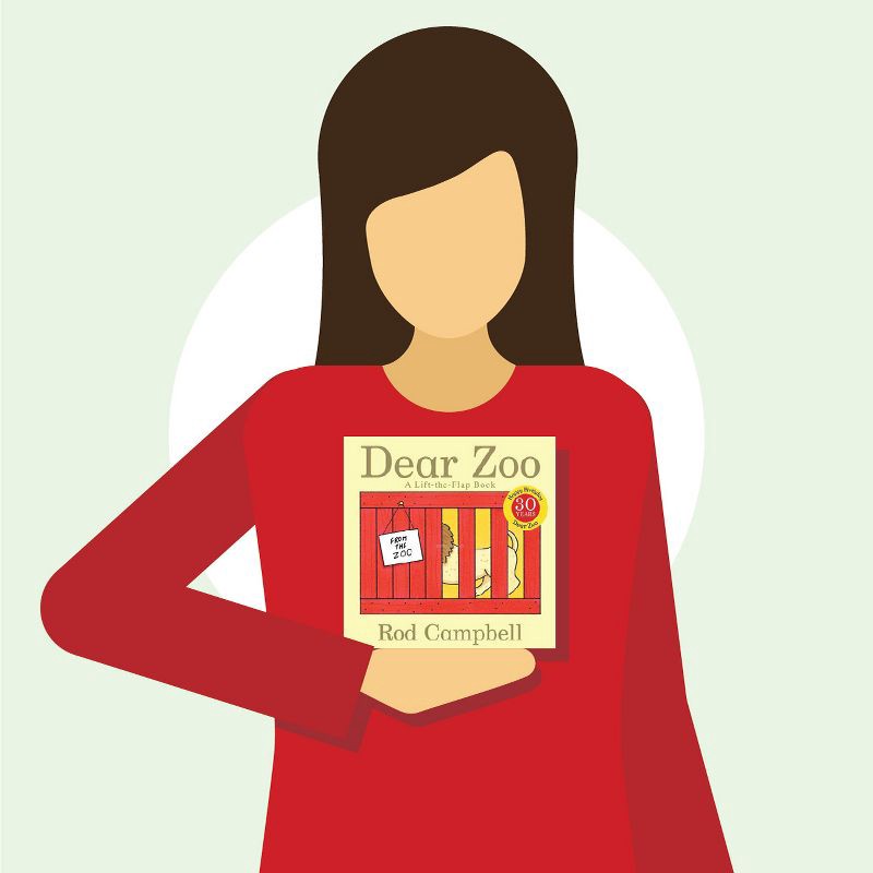 slide 2 of 2, Simon & Schuster Dear Zoo 25 Years Anniversary Edition (Board Book) by Rod Campbell, 1 ct