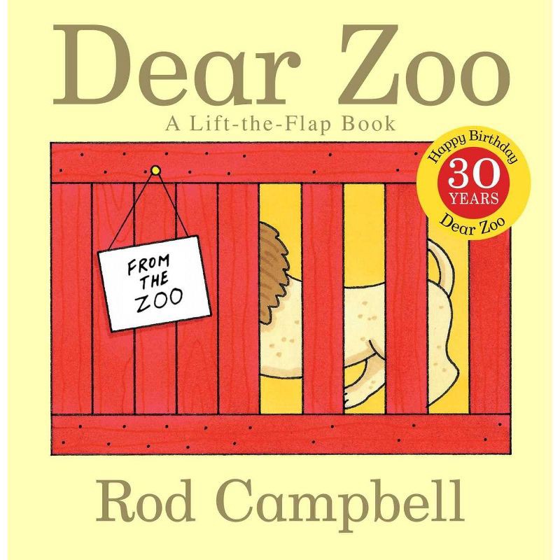 slide 1 of 2, Simon & Schuster Dear Zoo 25 Years Anniversary Edition (Board Book) by Rod Campbell, 1 ct