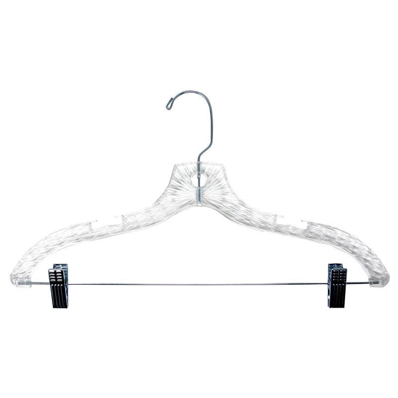 slide 3 of 3, 4pk Crystal Suit Hangers - Room Essentials™, 4 ct