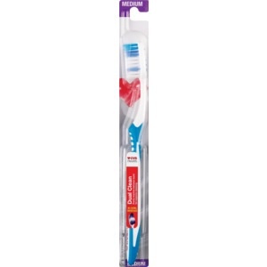 slide 1 of 1, CVS Health Dual Clean Toothbrush, 1 ct