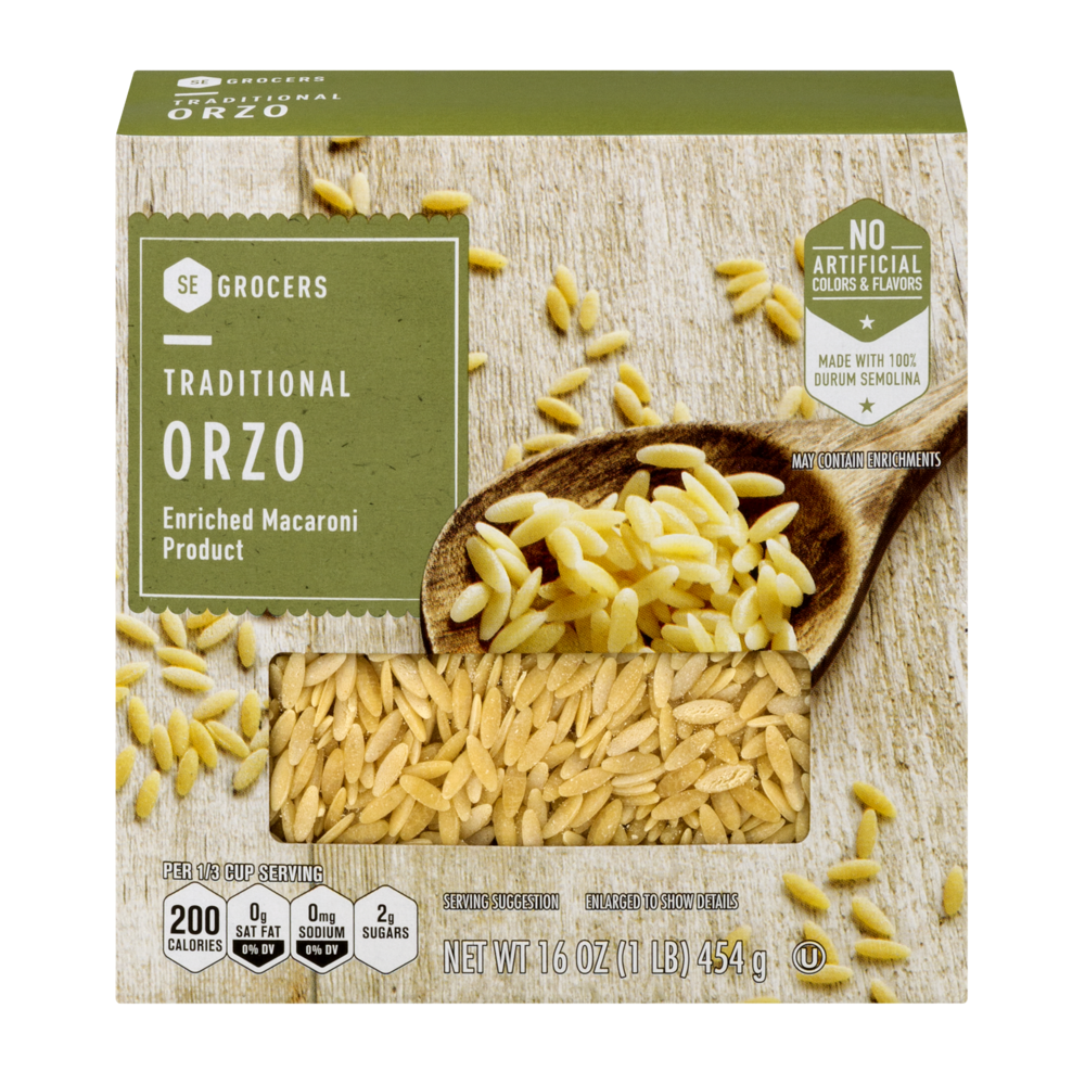 slide 1 of 1, SE Grocers Traditional Orzo - 16 oz, 16 oz