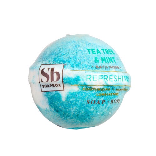 slide 1 of 1, Soapbox™ bath bomb, tea tree & mint, 4.5 oz