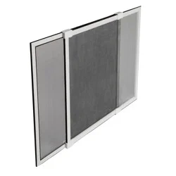 M-D Adjustable 37-in x 18-in White Aluminum Frame Window Screen