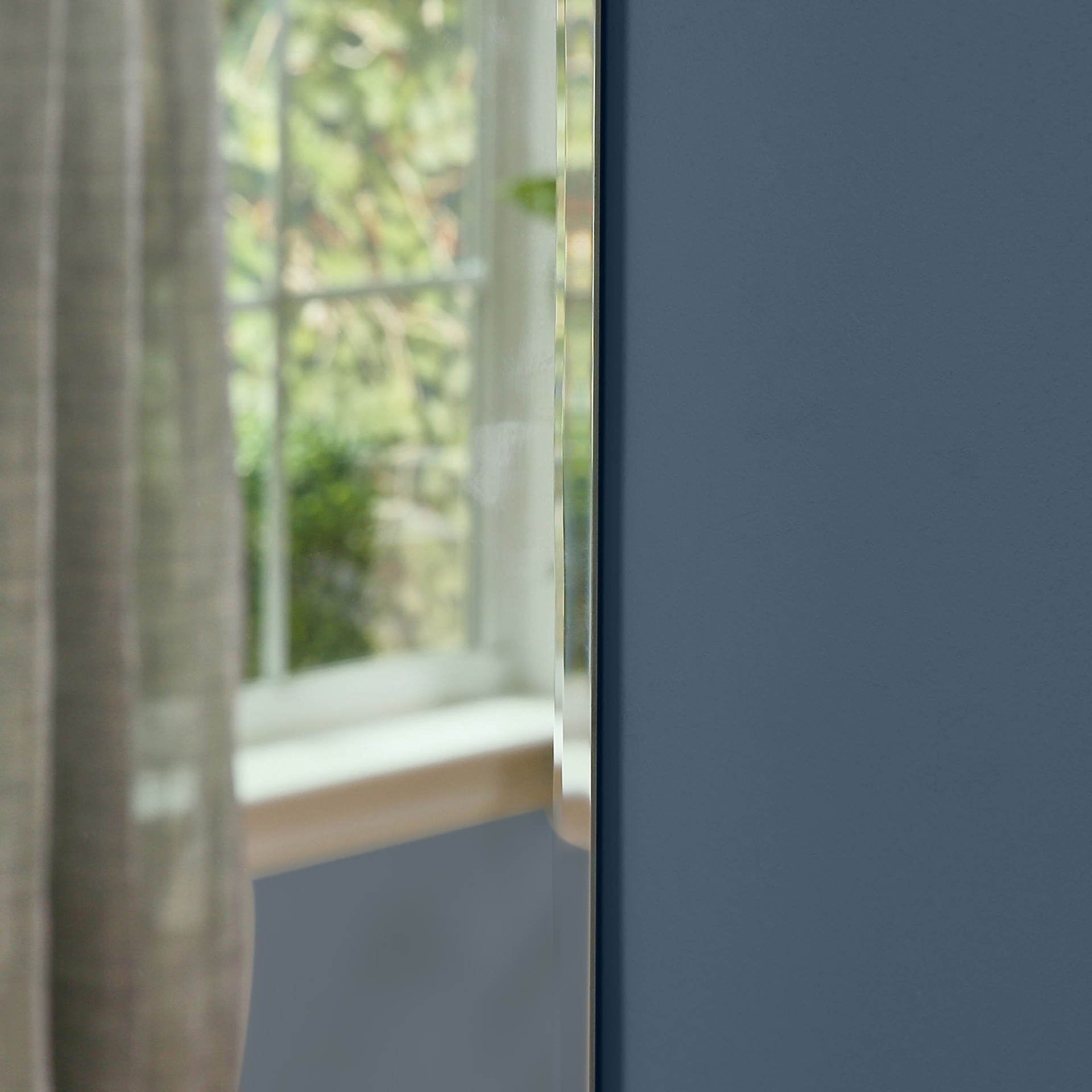 slide 5 of 6, Project Source 16-in W x 58-in H Rectangle silver Beveled Frameless Full Length Wall Mirror, 1 ct