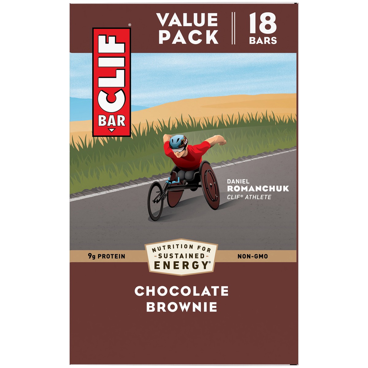 slide 2 of 13, CLIF BAR - Chocolate Brownie Flavor - Made with Organic Oats - 10g Protein - Non-GMO - Plant Based - Energy Bars - 2.4 oz. (18 Pack), 43.20 oz