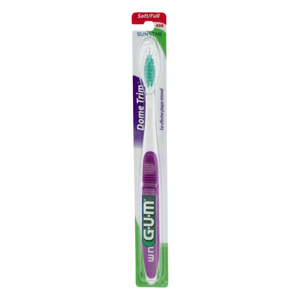 slide 1 of 1, G-U-M Dome Trim Soft Toothbrush, 1 ct